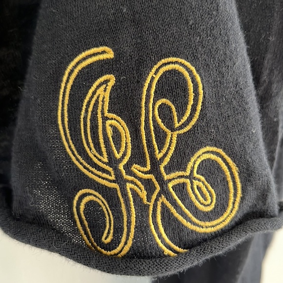 Juicy Couture Black Lightweight Drape Wrap Sweater - Picture 7 of 8